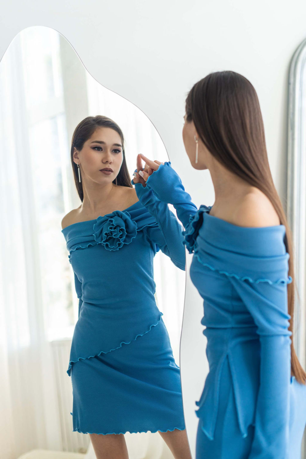 Костюм Слим (голубой) - Nadi bordo фото 5