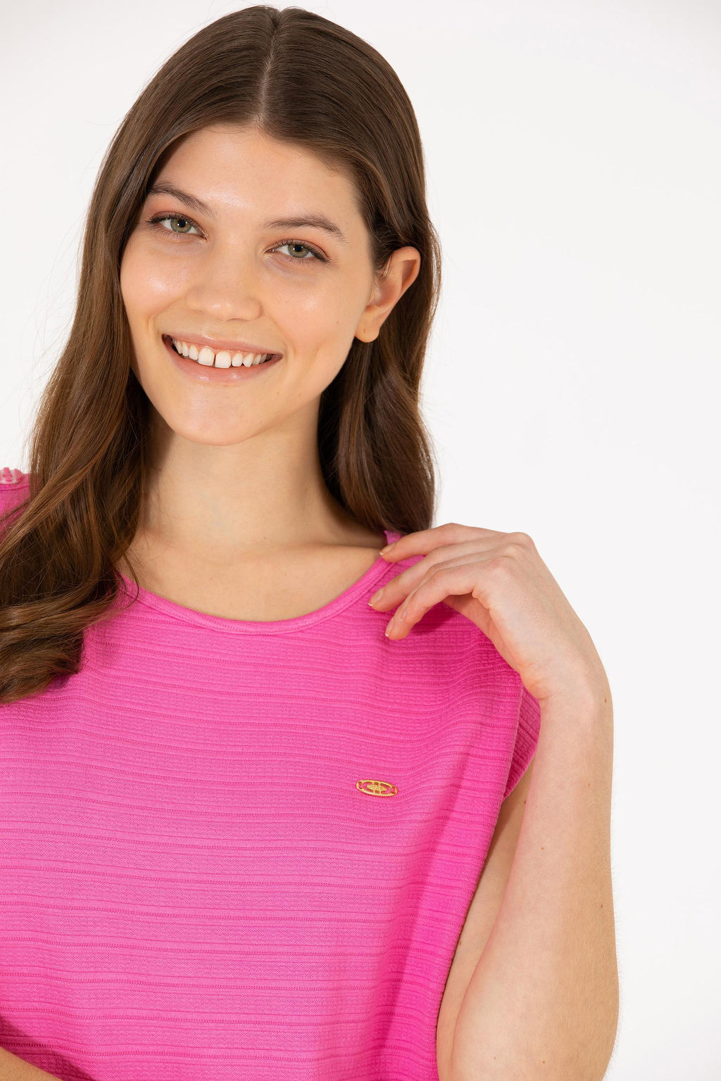 Женская розовая футболка - U.s. polo assn фото 10