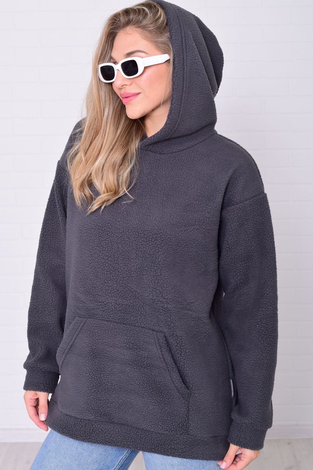 Толстовка базовая 6-218а (дымчатый)