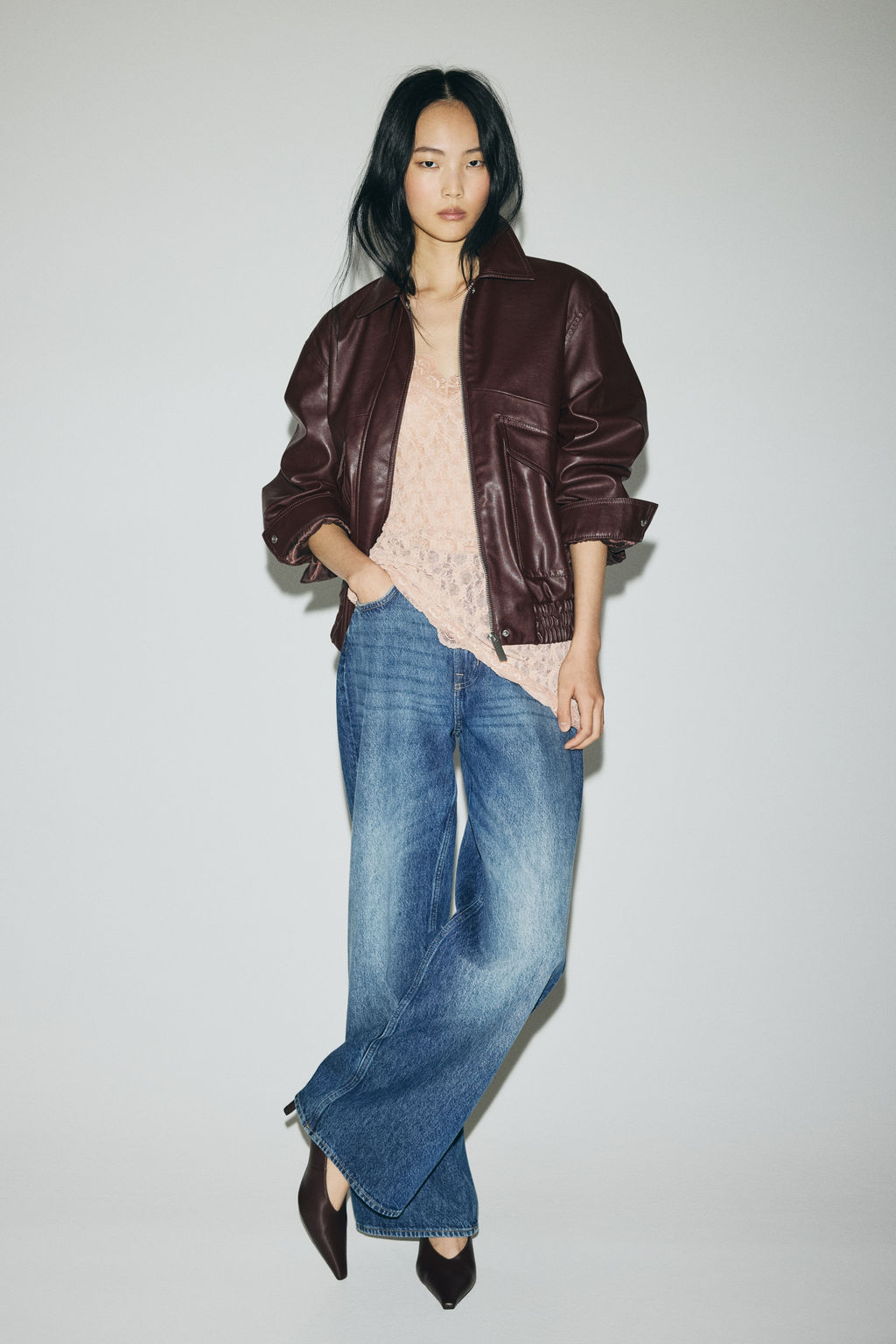 Top de tirantes con ribete de encaje - H&m фото 4