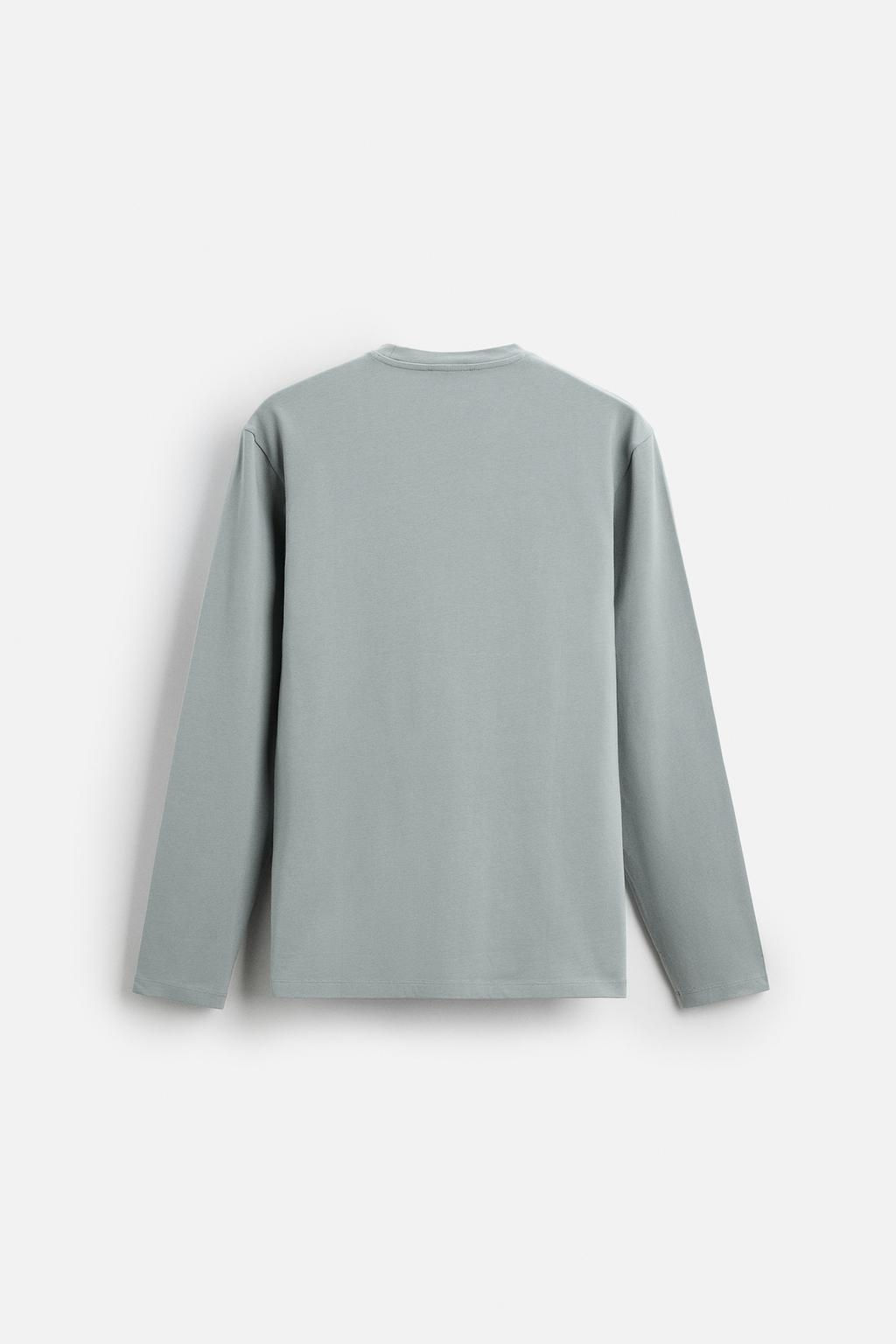 BASIC SLIM FIT T-SHIRT - Zara фото 31