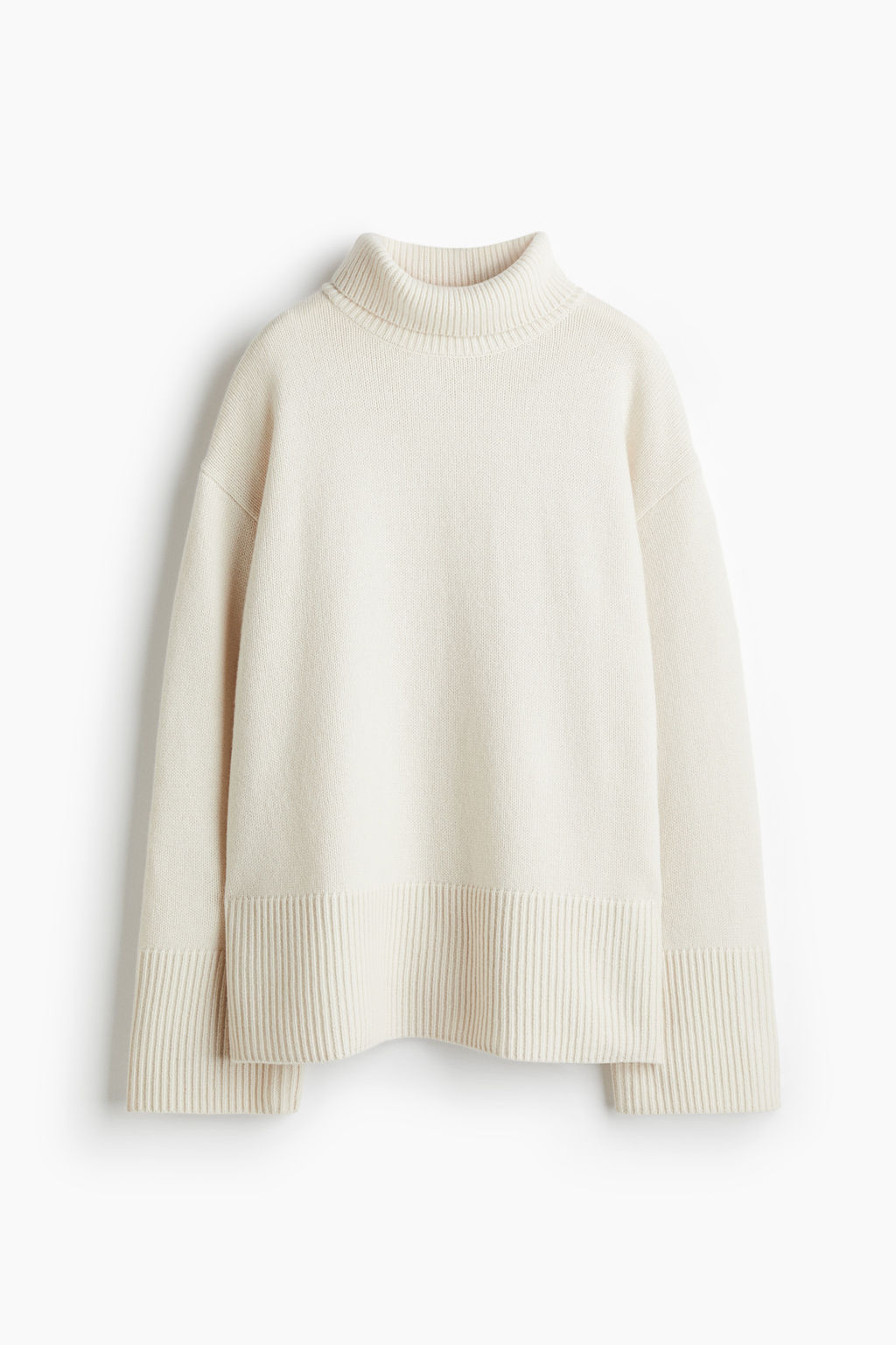Jersey de cuello alto en mezcla de cachemira - H&m фото 2