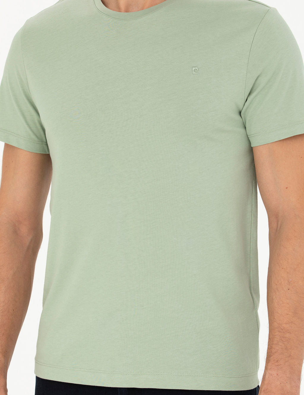 Ye_il Slim Fit Basic Ti__rt