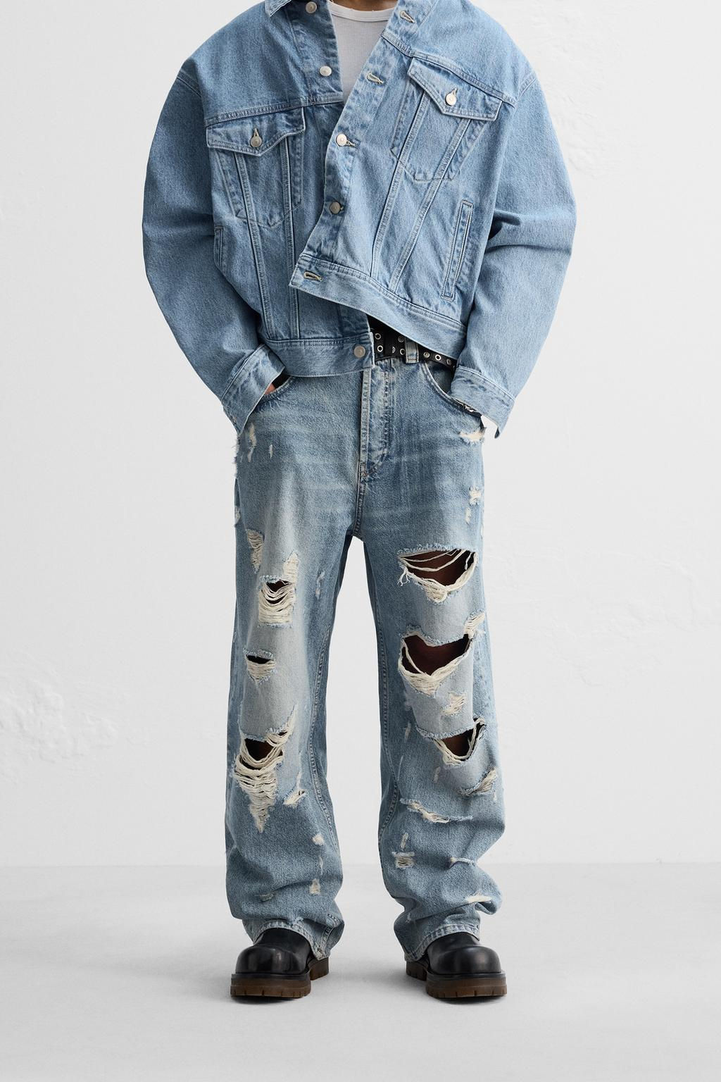 YOGUN SOLUK EFEKTLI DISTRESSED JEAN - Zara фото 2