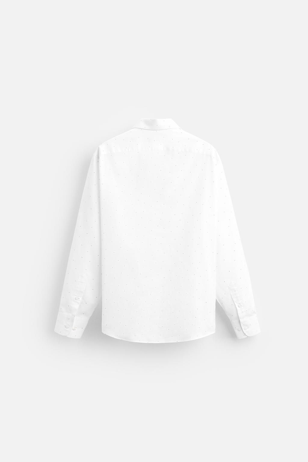 PRINTED EASY CARE SHIRT - Zara фото 7