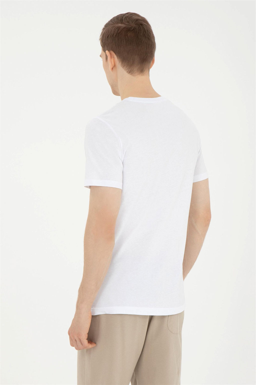 Мужская белая футболка - U.s. polo assn фото 5