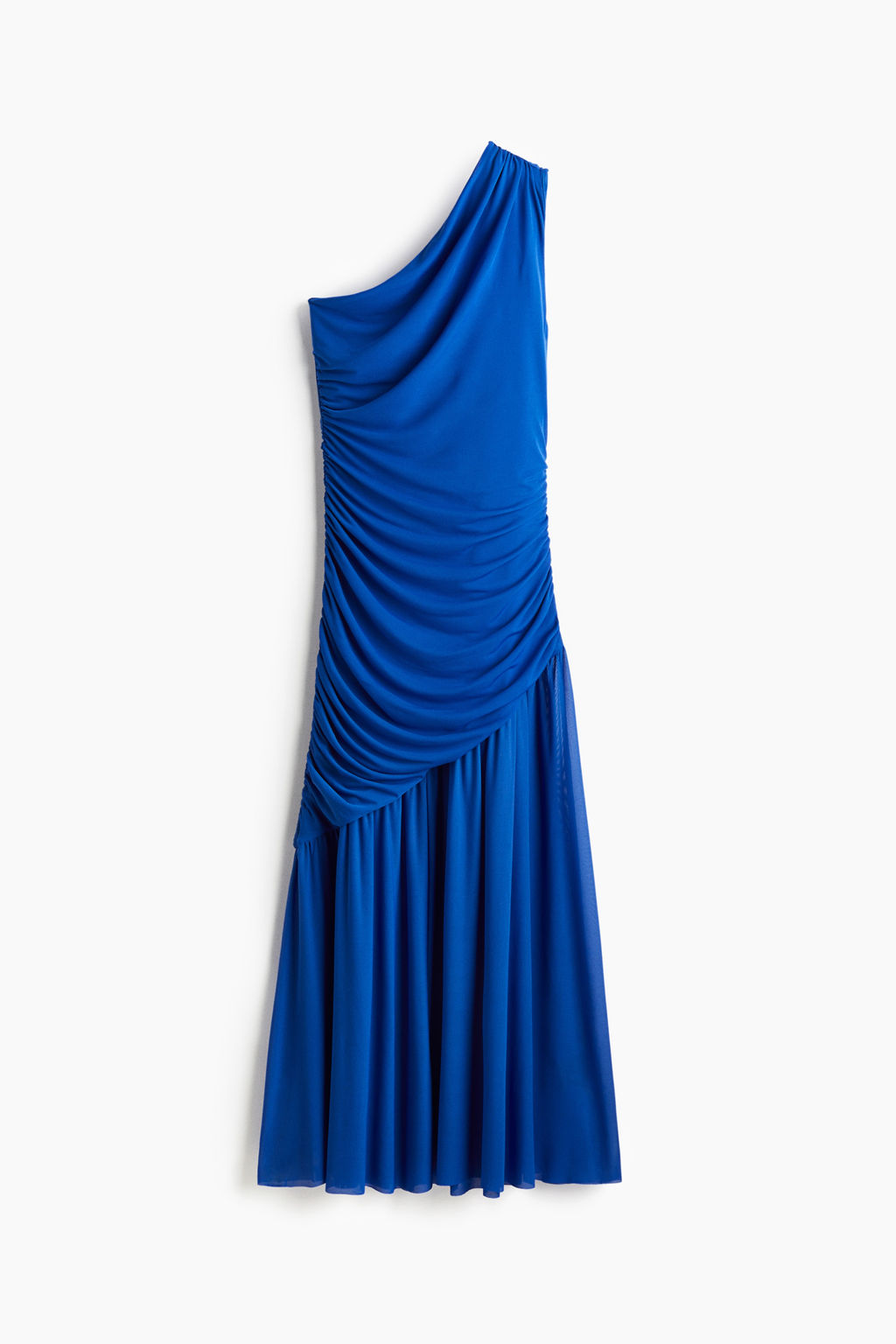 Vestido drapeado de un hombro - H&m фото 2