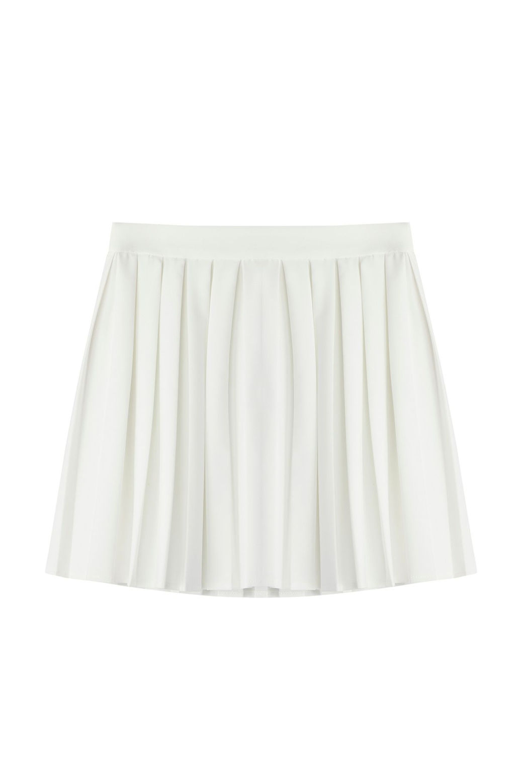 TRENDYOLMILLA Beyaz Pileli Mini Dokuma Etek TWOAW21ET0111 фото 8