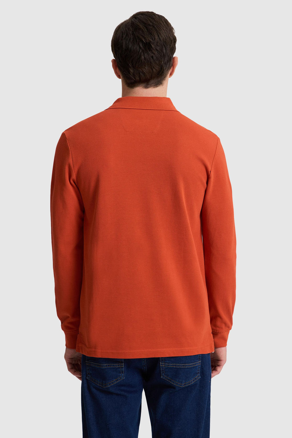 Erkek Kiremit Basic Sweatshirt