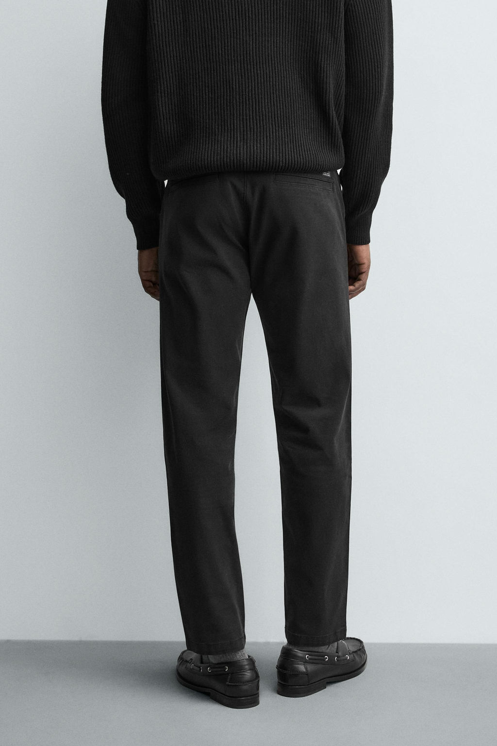 PANTAL?N CHINO SKINNY FIT / Negro - Zara фото 12