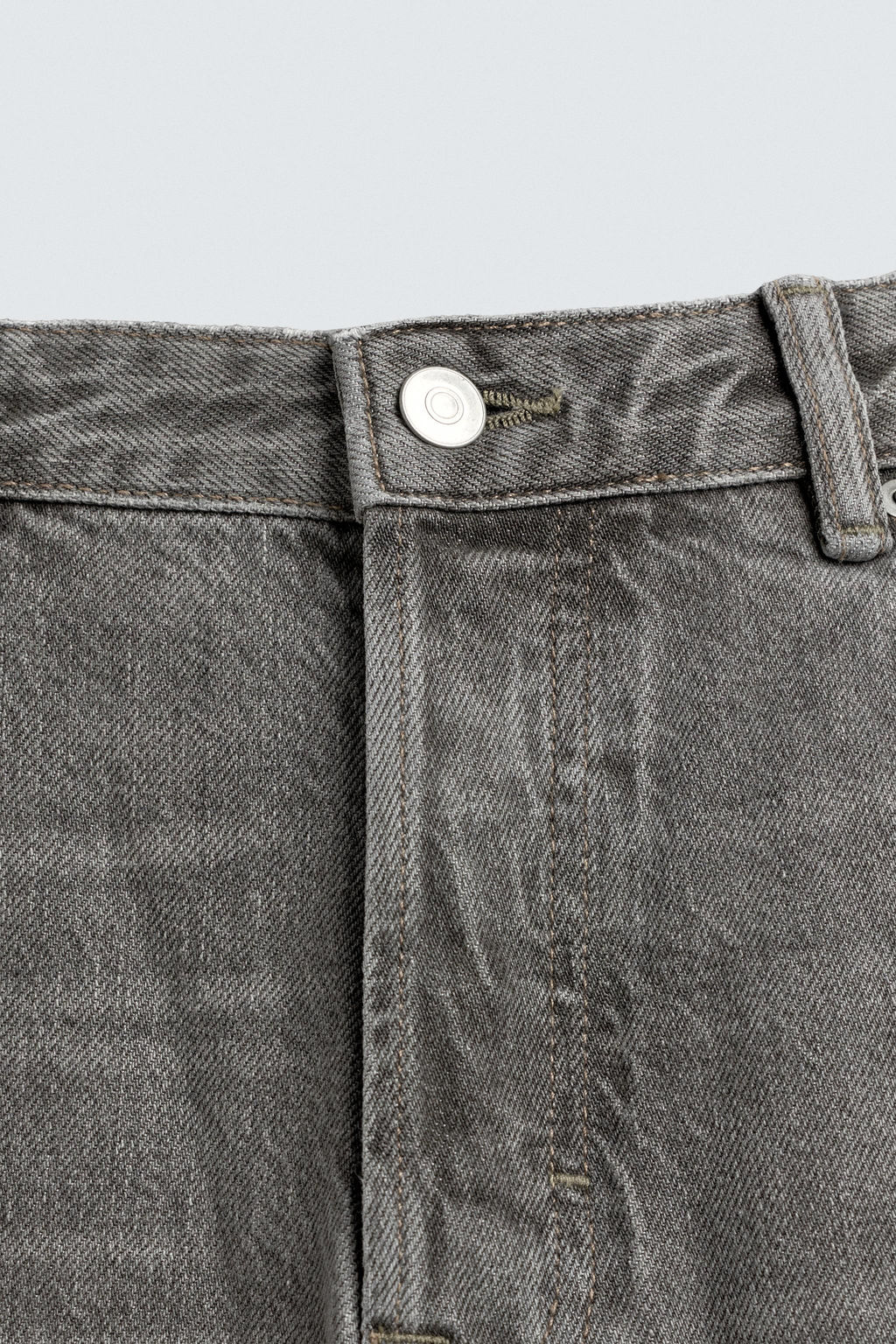 JEANS STRAIGHT FIT / Gris - Zara фото 9