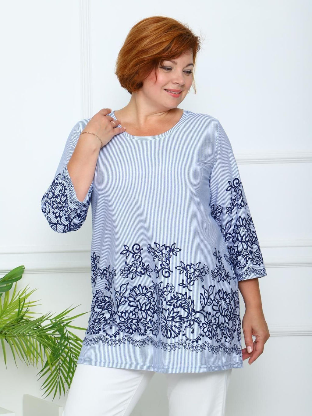 IV-CAPRIZ Живопись - туника голубой