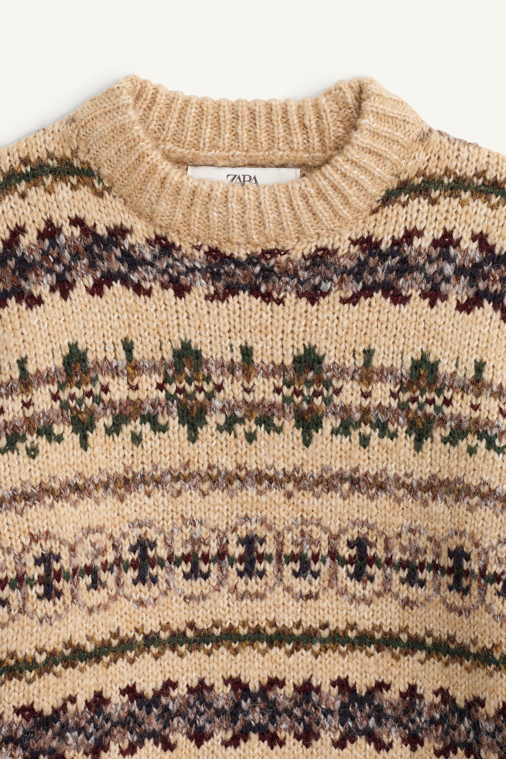 LIMITED EDITION PATTERNED KNIT JUMPER - Zara фото 6