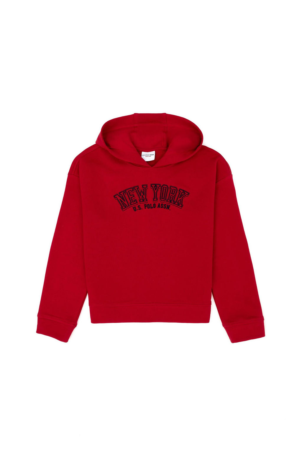 U. S. Polo Assn Красная толстовка с капюшоном для девочки - U.s. polo assn фото 6