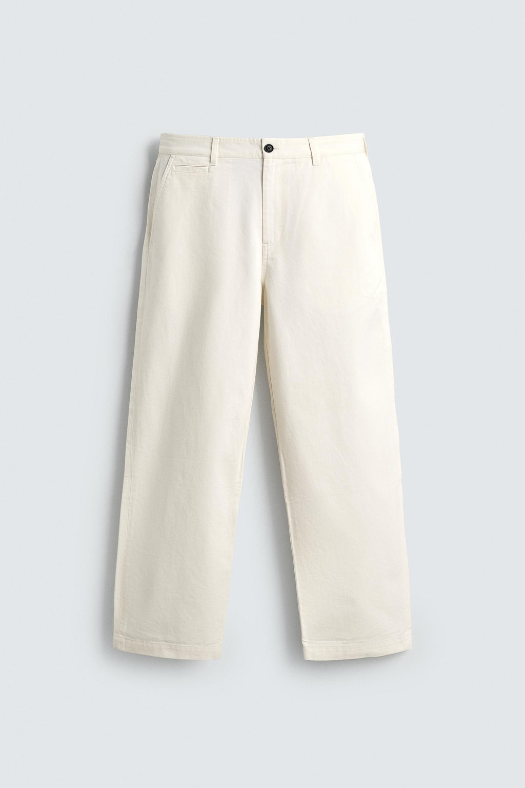 PANTAL?N CHINO STRAIGHT FIT / Blanco - Zara фото 6