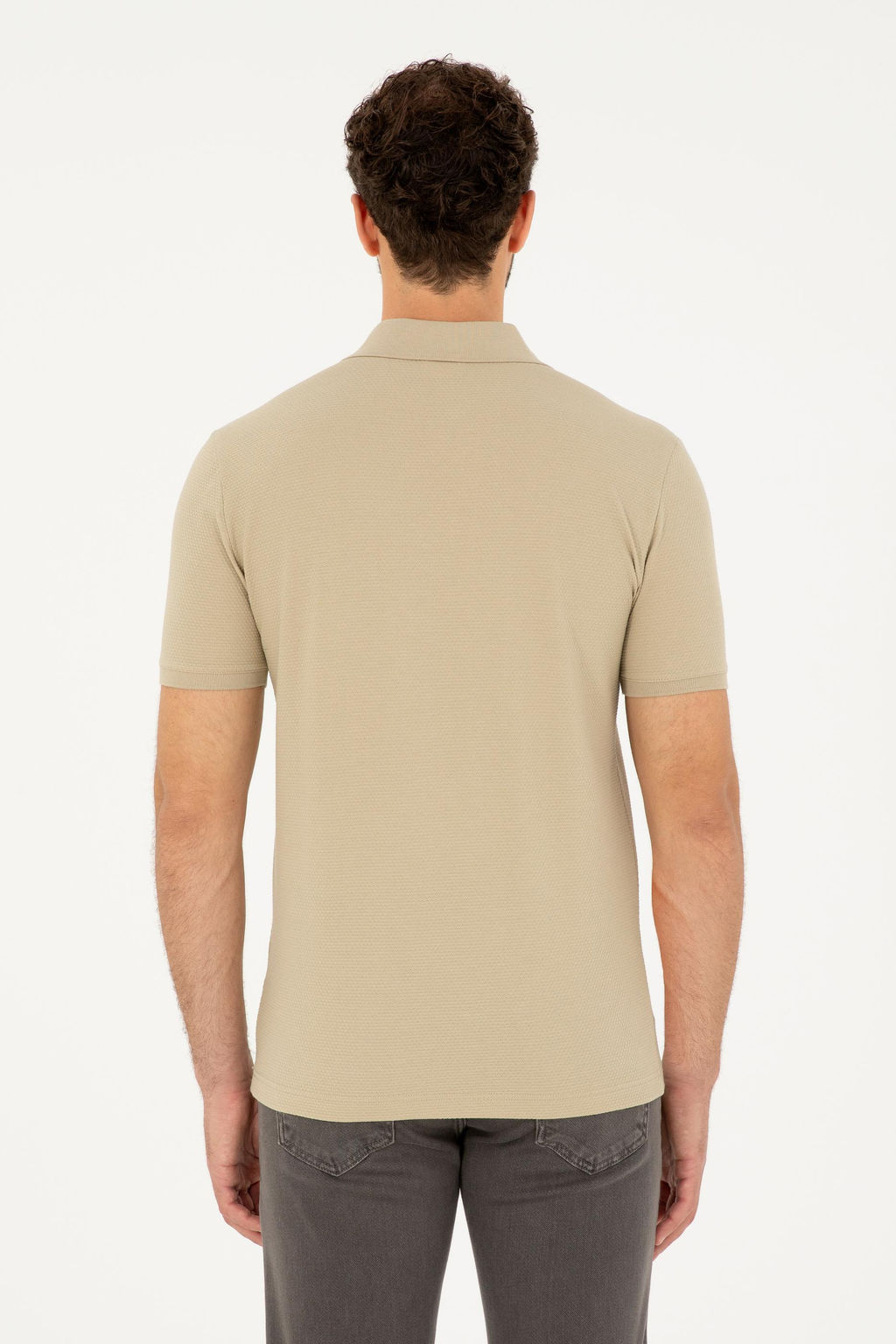 U. S. Polo Assn / Мужская футболка светло-хаки - U.s. polo assn фото 12