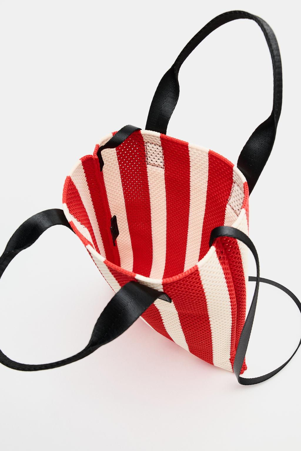 CUT-OUT EFFECT MINI TOTE BAG - Zara фото 7