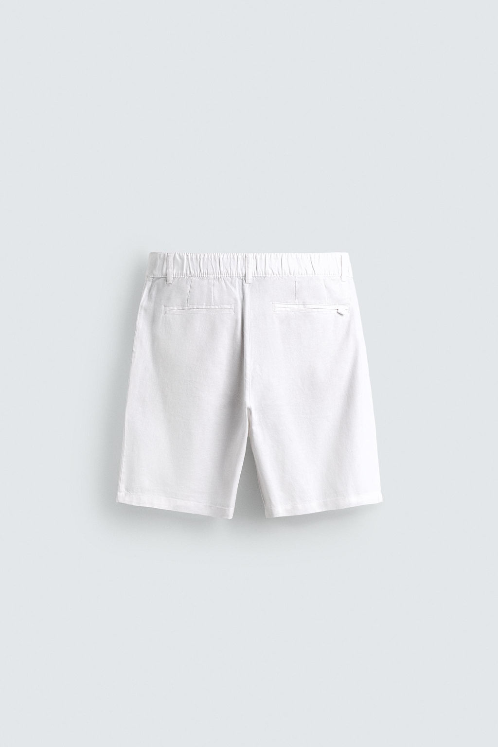 BERMUDA REGULAR FIT ESTRUCTURA / Blanco - Zara фото 8