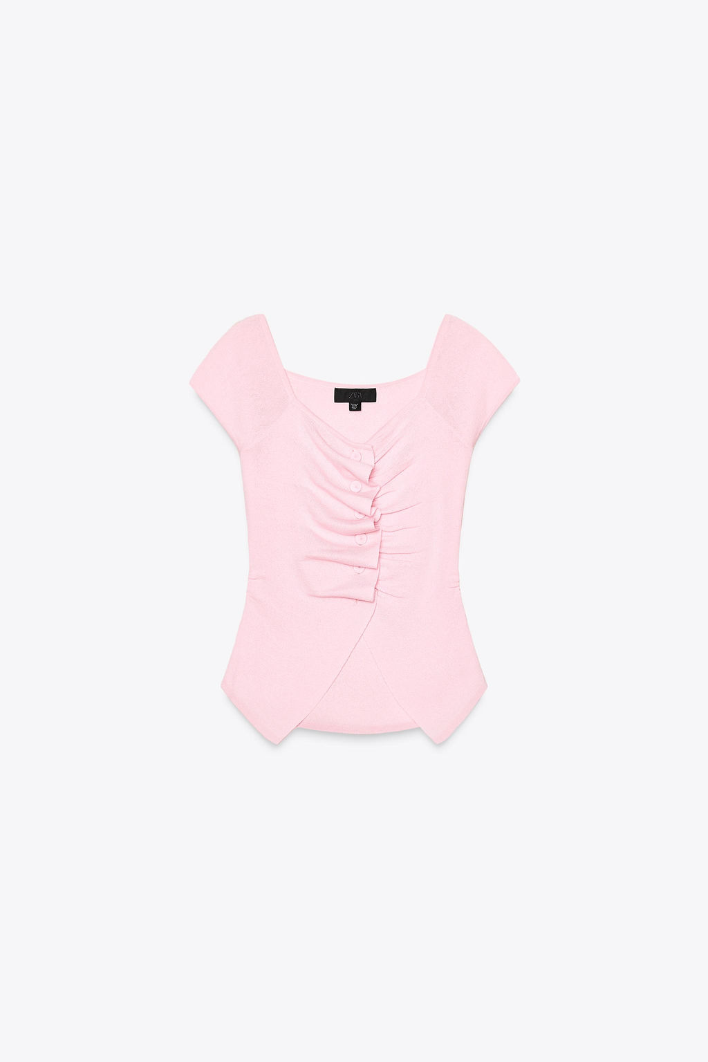 GATHERED KNIT TOP - Zara фото 15