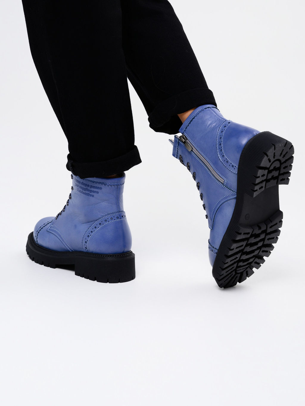 Ботинки EDART 319.taskana bl. Вакса джинс/байка - Ed'art фото 5