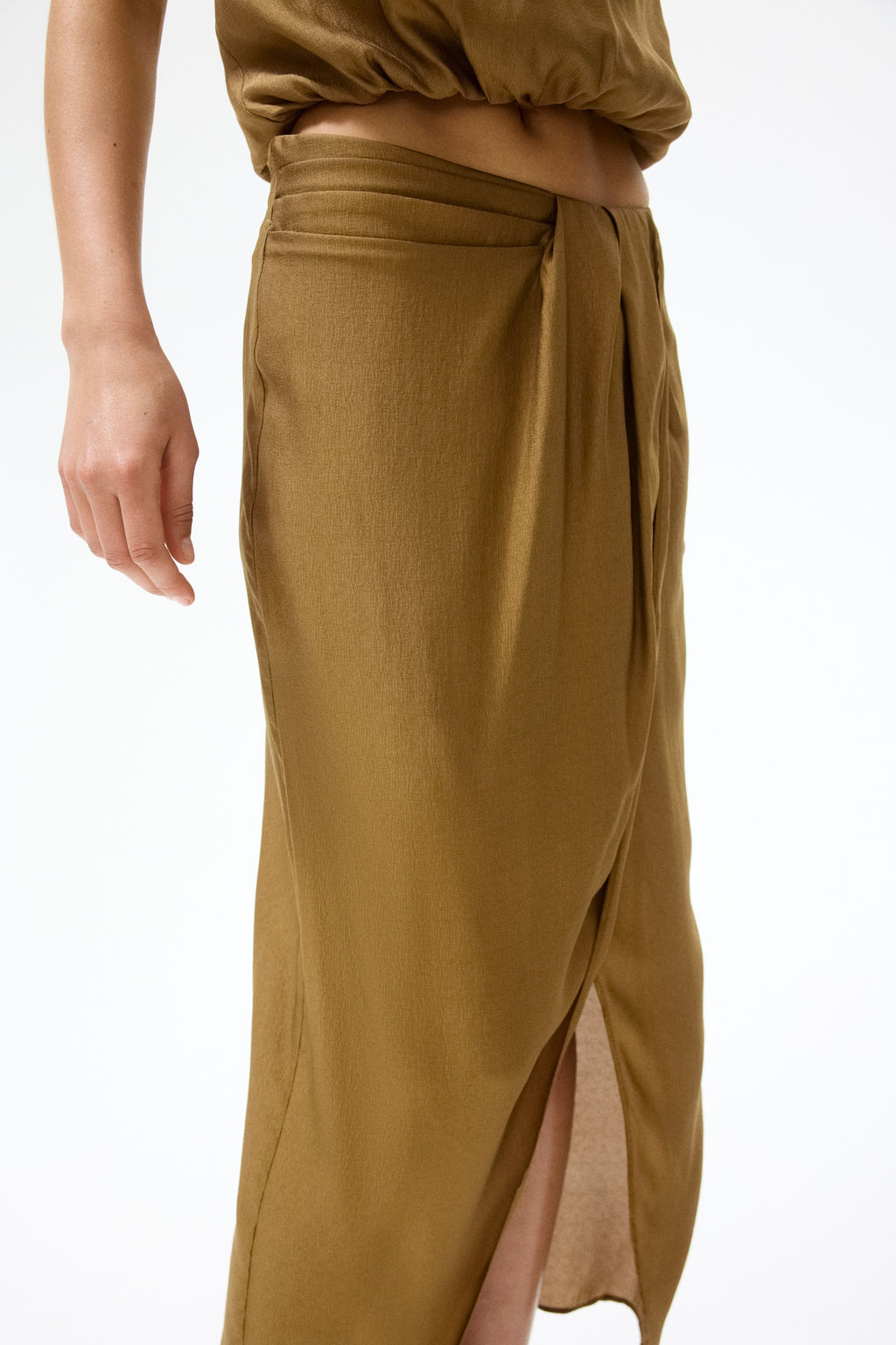 Falda cruzada con detalle girado - H&m фото 3