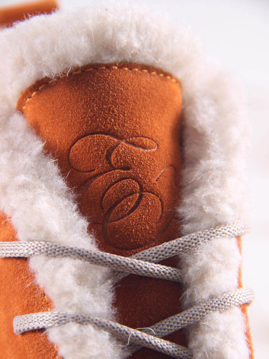 Ботинки 308.агатаw.Мандарин замша з/шерсть