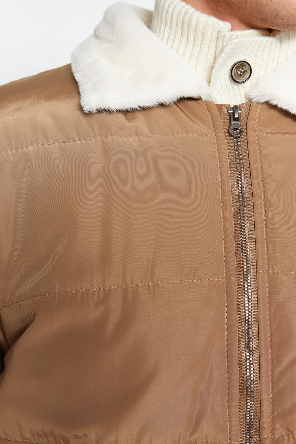 Vizon Regular Fit Yaka Ici Polar Astarl? Kal?n K?sl?k Mont TMNAW24MO00001