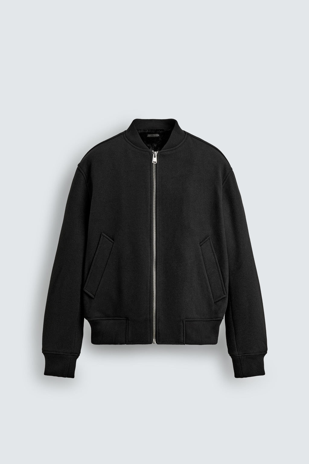 CAZADORA BOMBER COMBINADA / Negro - Zara фото 7