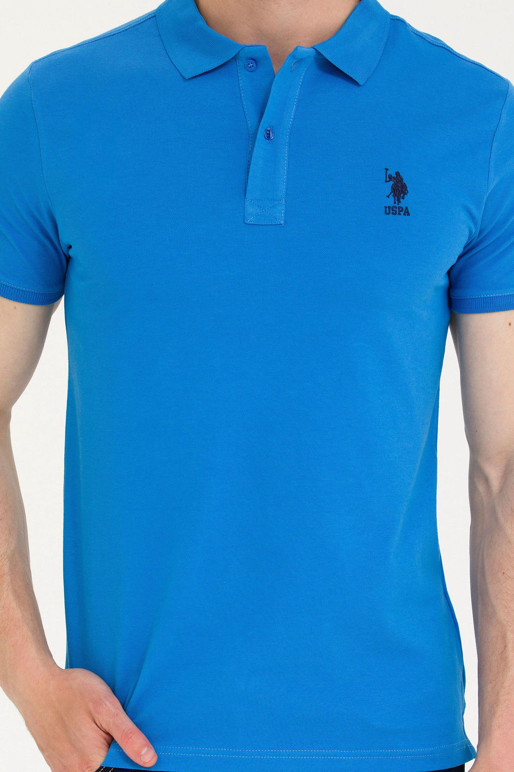 U. S. Polo Assn Мужская футболка Saks Basic с воротником-поло - U.s. polo assn фото 20