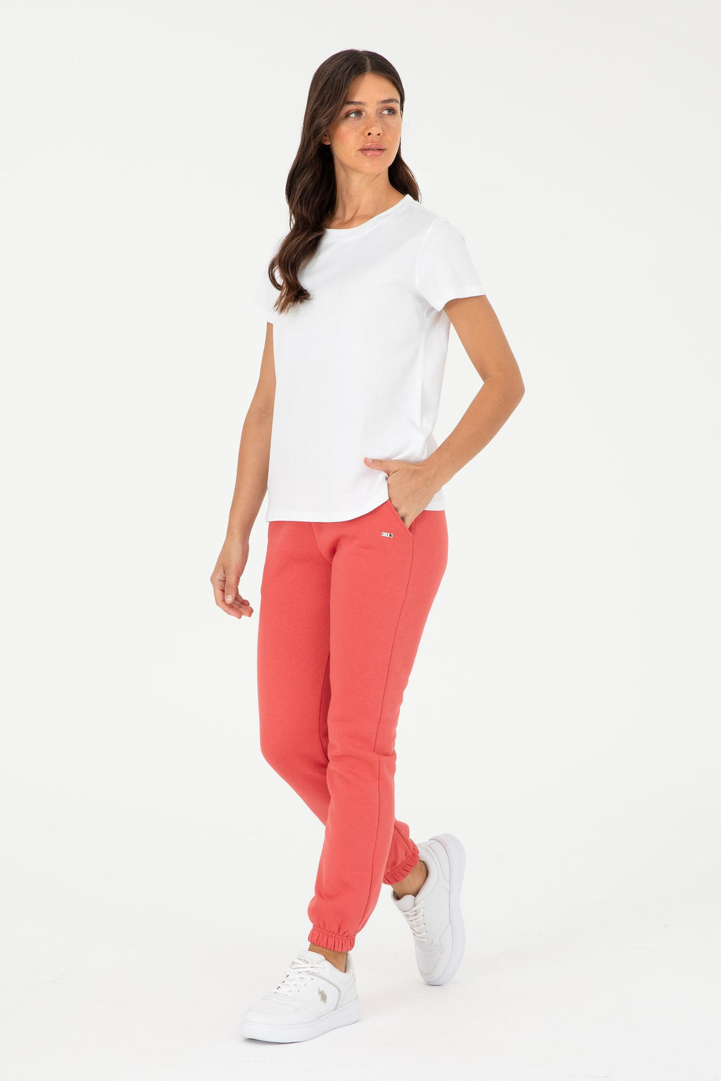 U. S. Polo Assn / Женская белая базовая футболка - U.s. polo assn фото 4