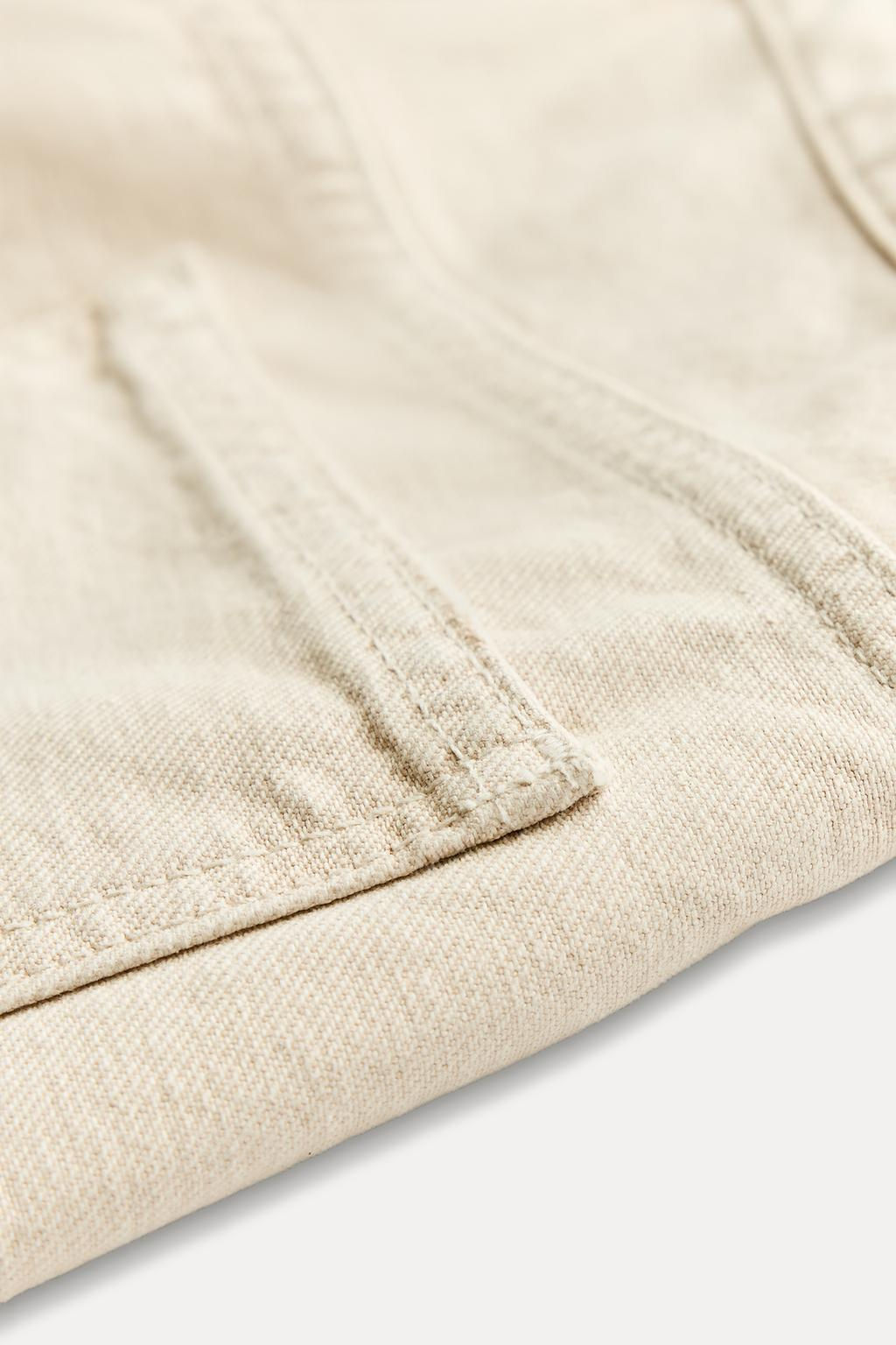 ZW COLLECTION STRAIGHT-LEG MID-RISE JEANS - Zara фото 8