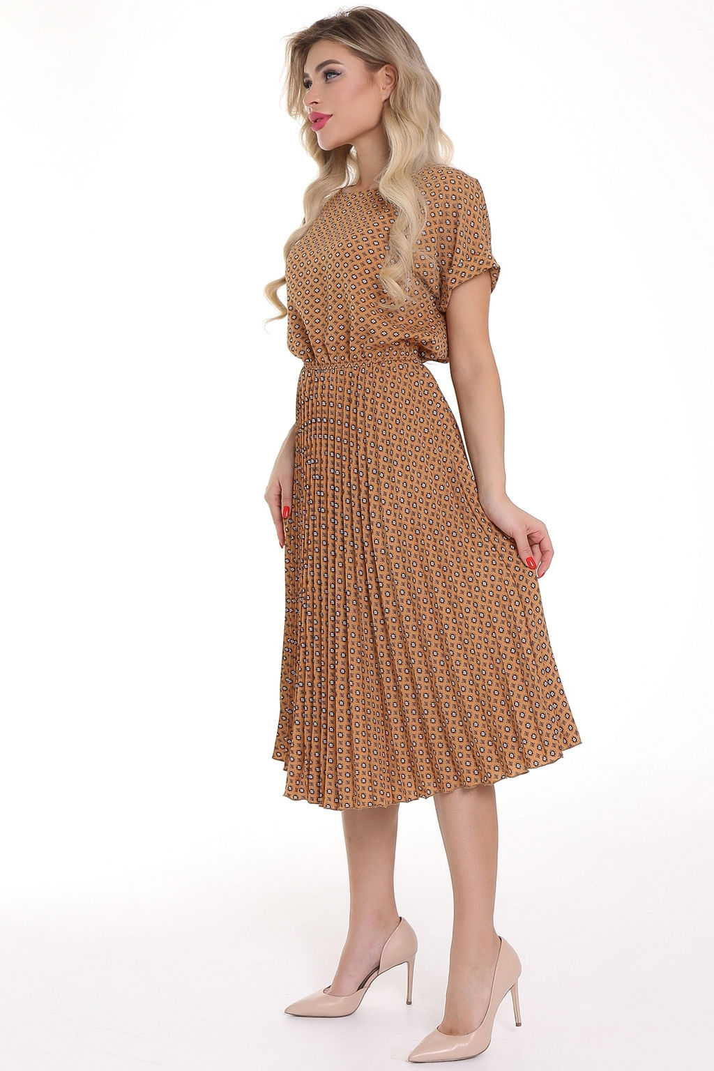 платье Летнее(гофре,голд) - Diolche фото 4