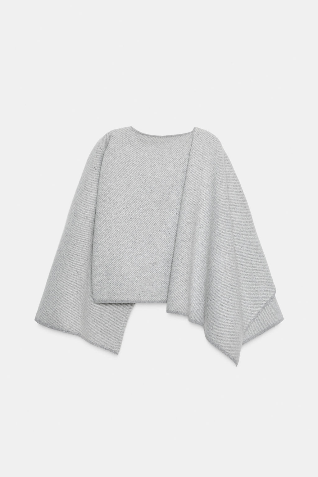 100% WOOL COAT WITH SCARF - Zara фото 6