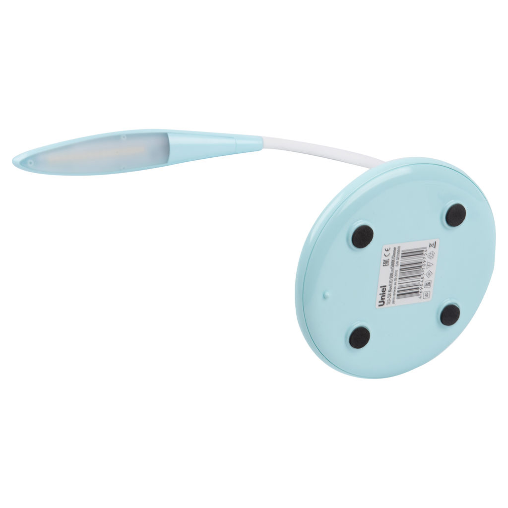 TLD-558 Blue/LED/280Lm/5000K/Dimmer Светильник настольный, 3W. Сенсорный выключатель. Голубой. ТМ Uniel