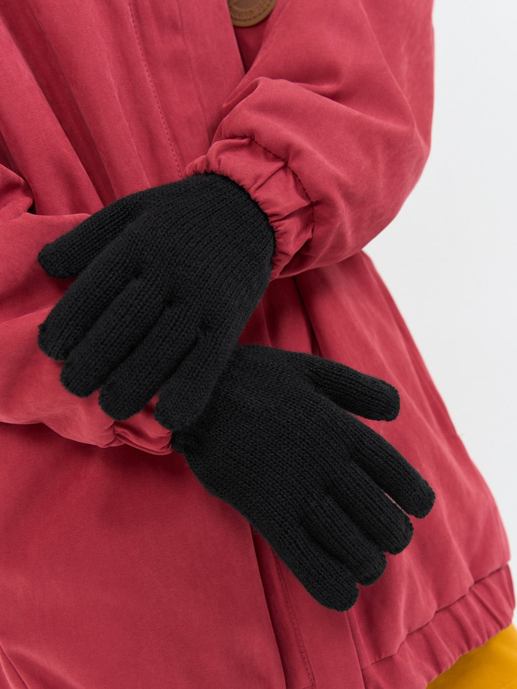 Перчатки вязаные Уголь - Bungly фото 2