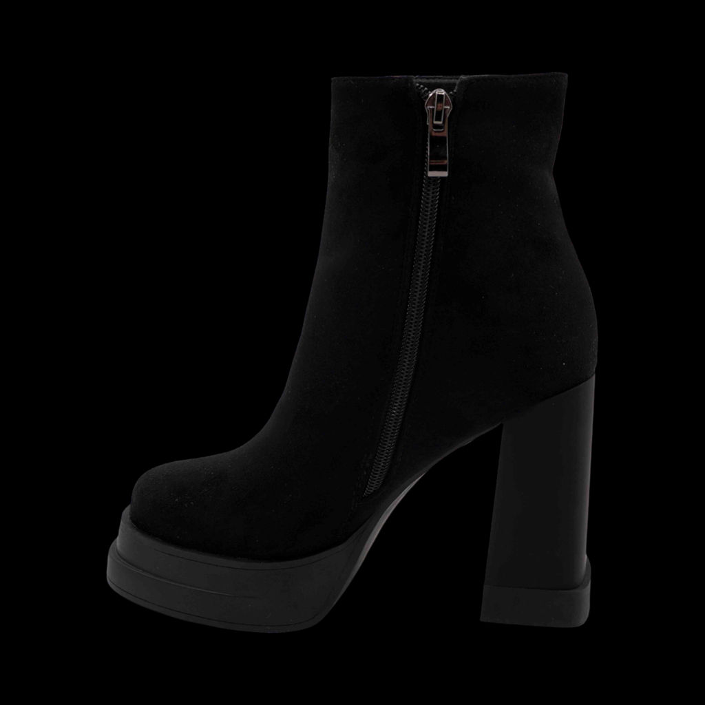 Ботинки на меху S87-3 черные