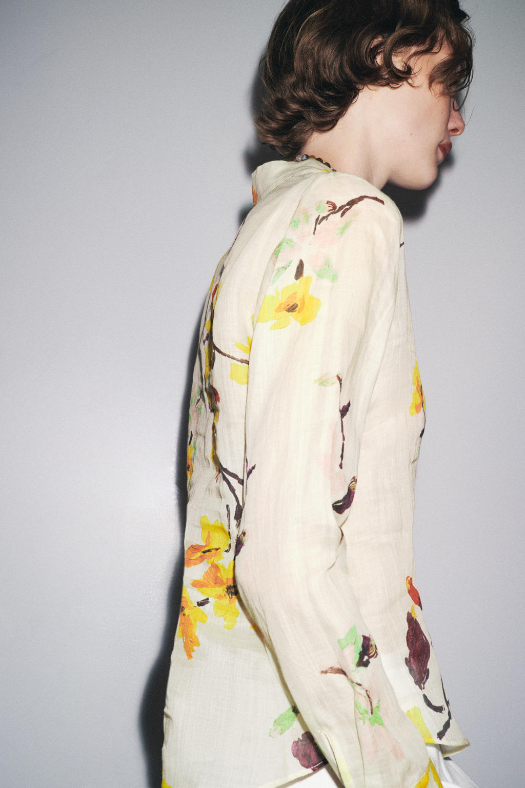 RAMIE FLORAL SHIRT ZW COLLECTION - Zara фото 14