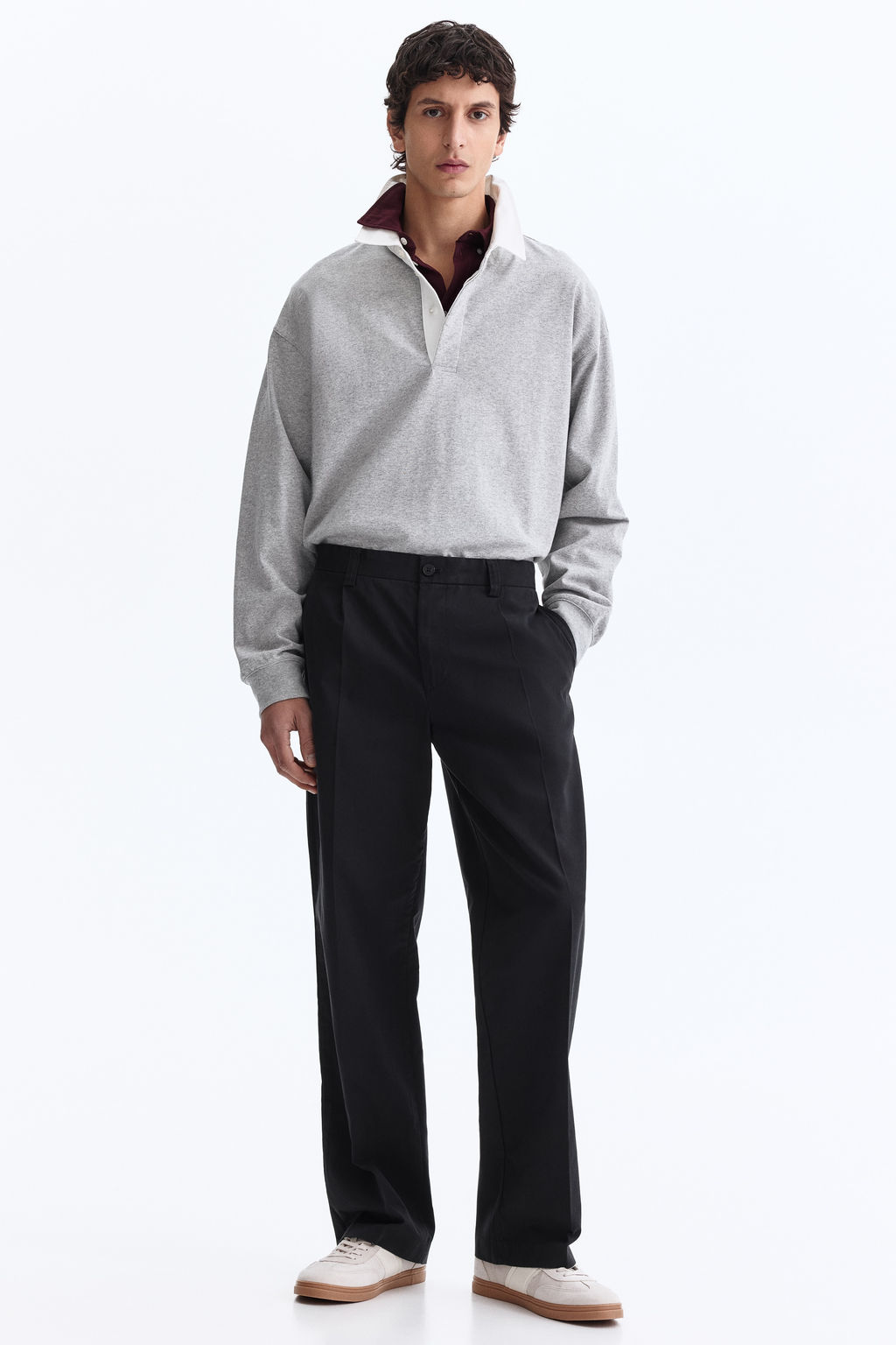 Pantal?n sastre de algod?n y lyocell Relaxed Fit - H&m фото 4