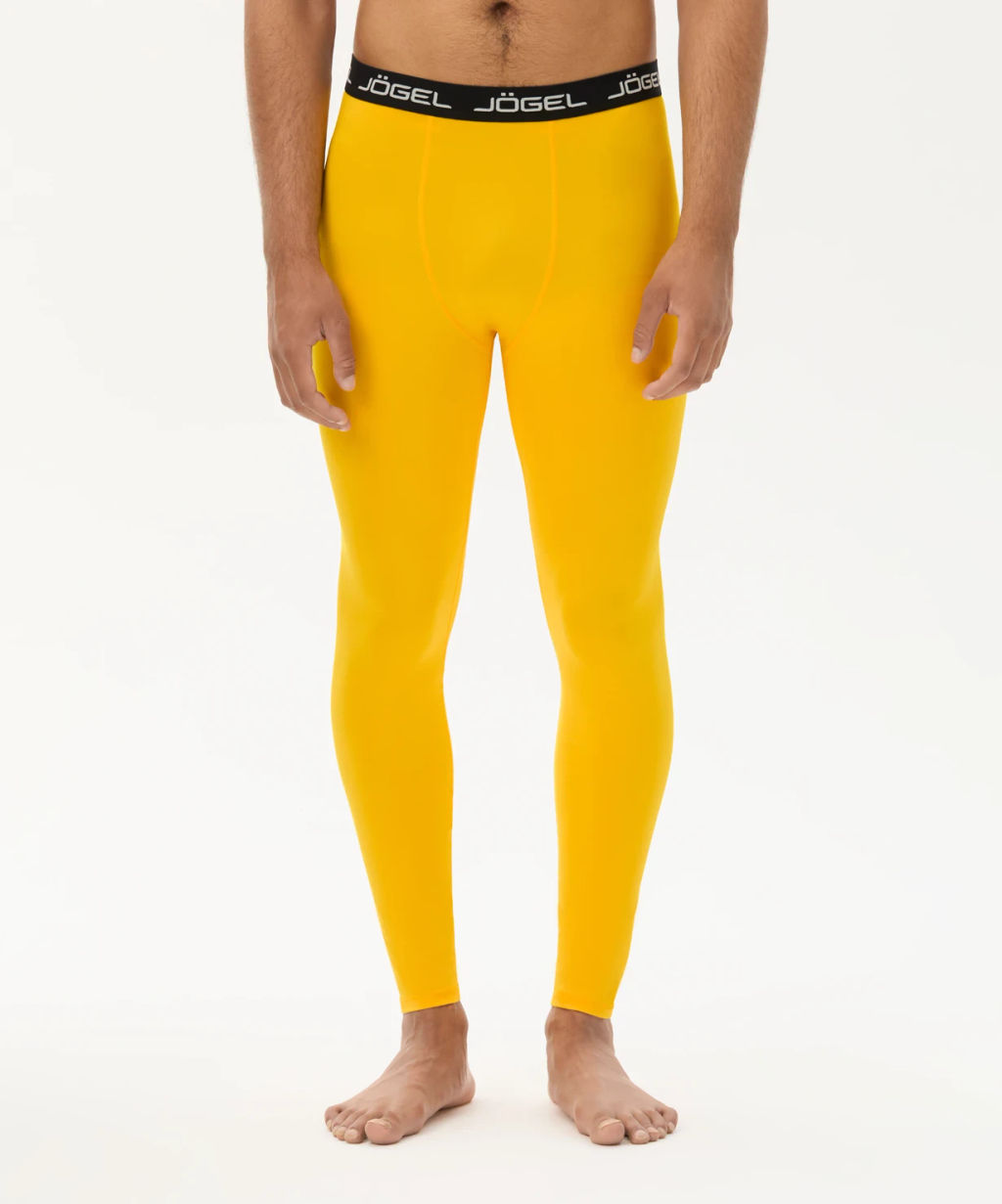 Тайтсы компрессионные JOGEL CAMP PerFormDRY Baselayer Tights, желтый  фото 4