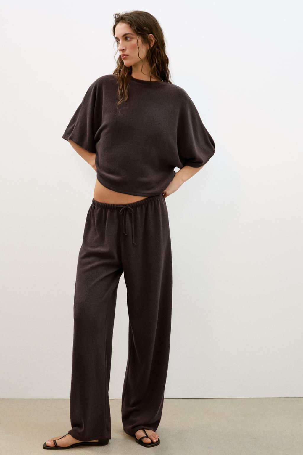 TOP R?STICO MANGA CORTA / Crudo - Zara фото 15