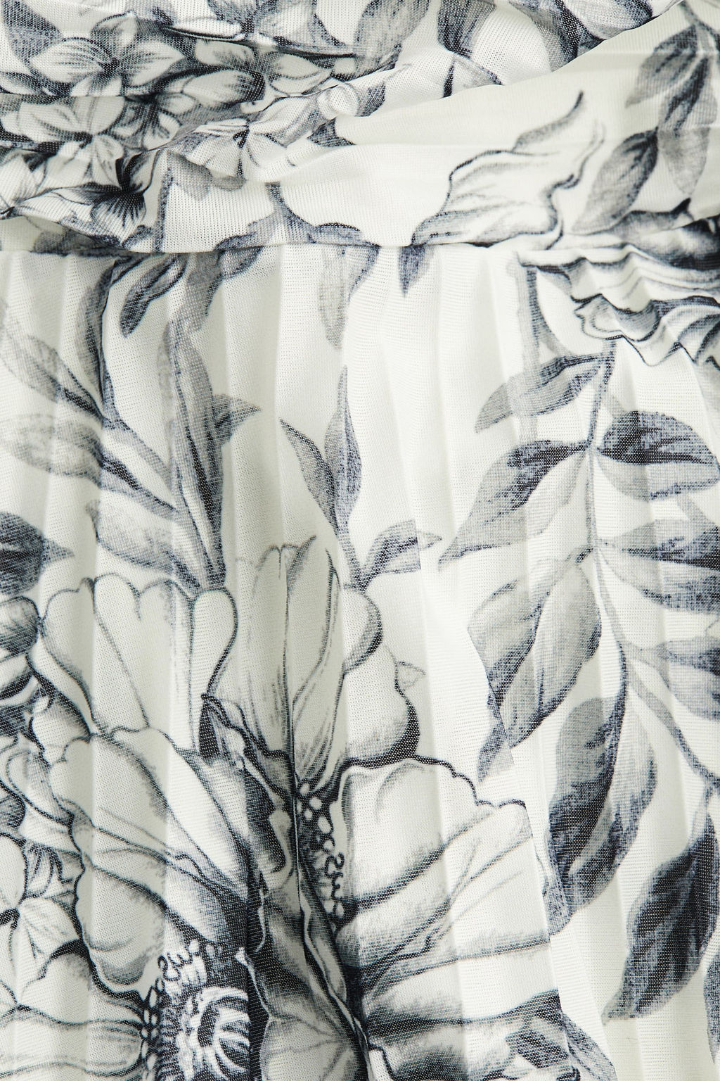 Vestido plisado de un hombro - H&m фото 7