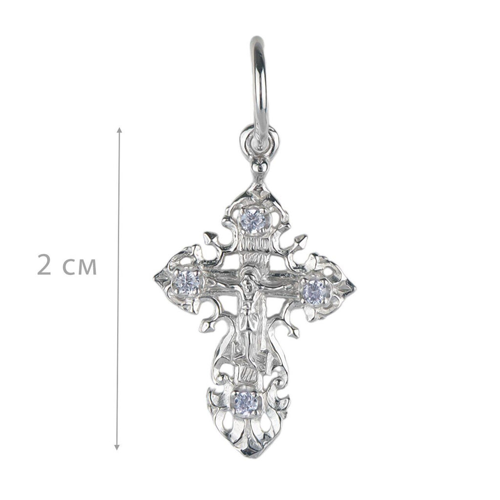 Крест, куб.циркон., ТРК3-268