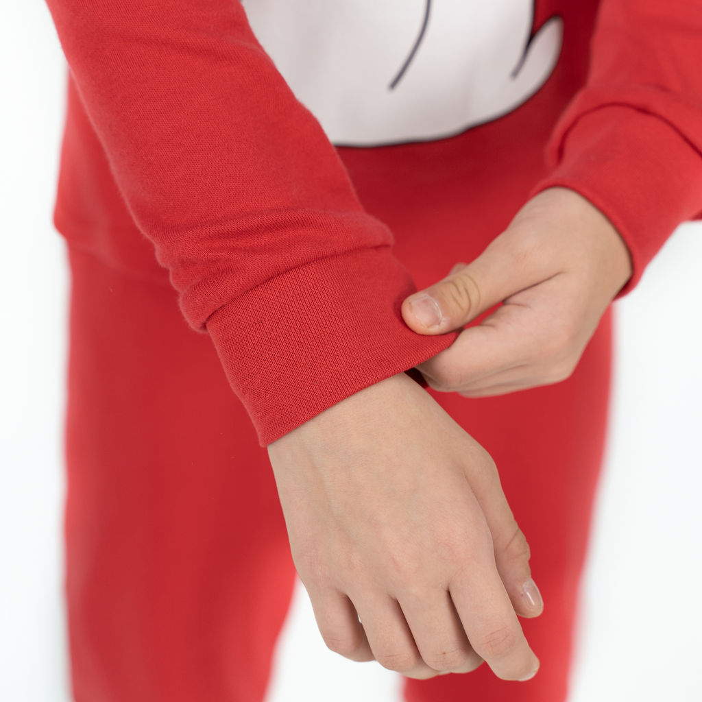 Пижама детская красная медведь ПЖ-1818 (158, 84)