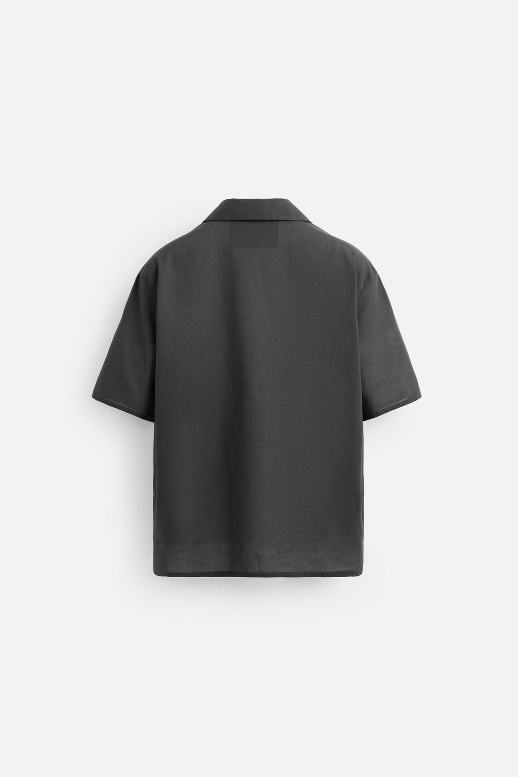 COTTON VOILE SHIRT - Zara фото 7