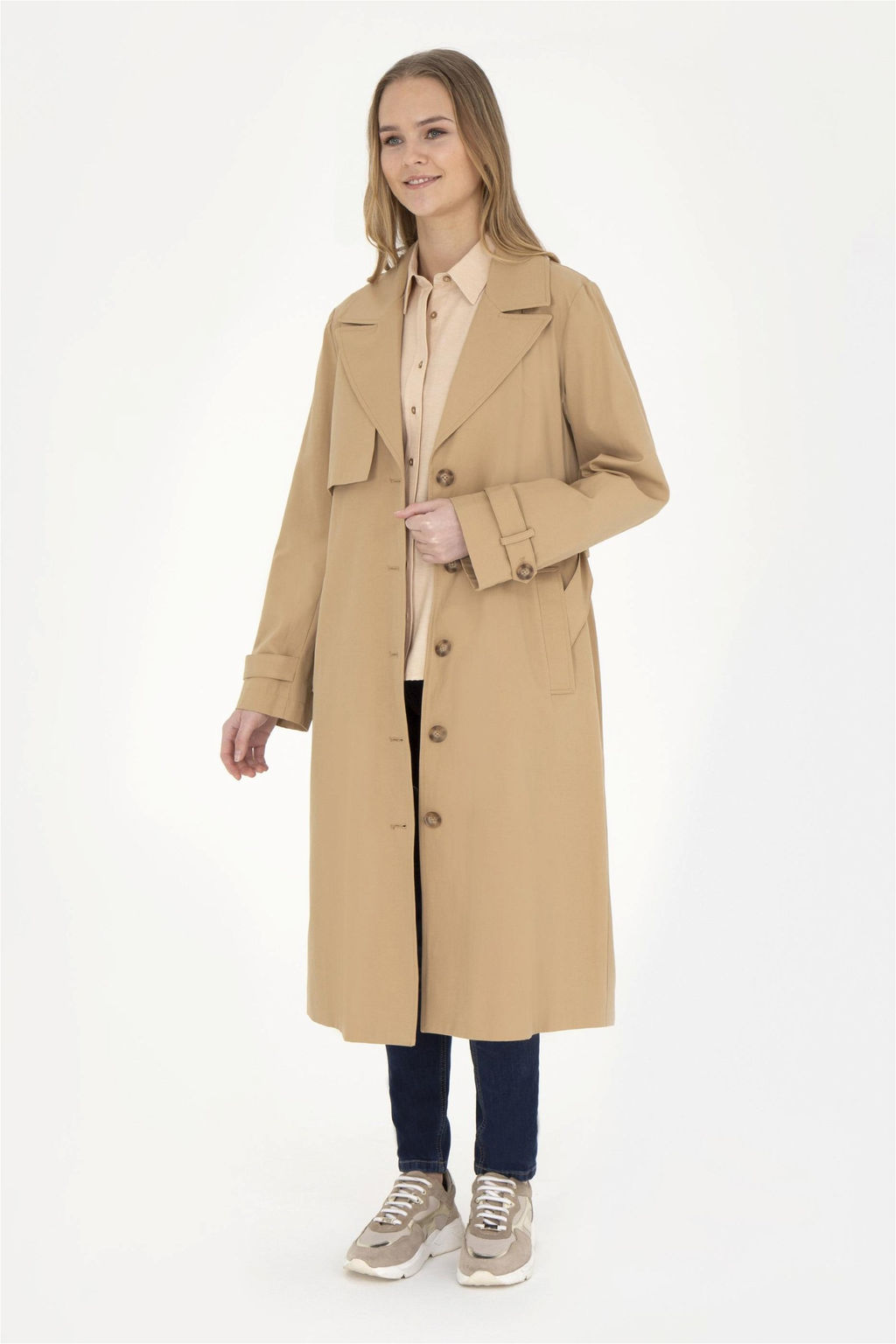 Женское коричневое пальто - U.s. polo assn фото 3