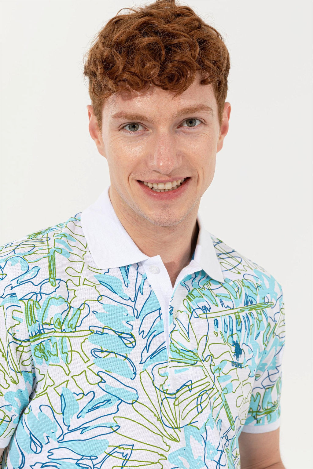 U. S. Polo Assn Мужская футболка-поло Petrol - U.s. polo assn фото 8