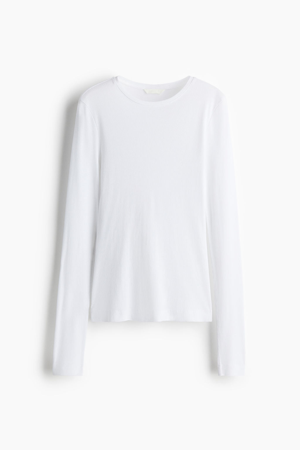 Camiseta de algod?n acanalado