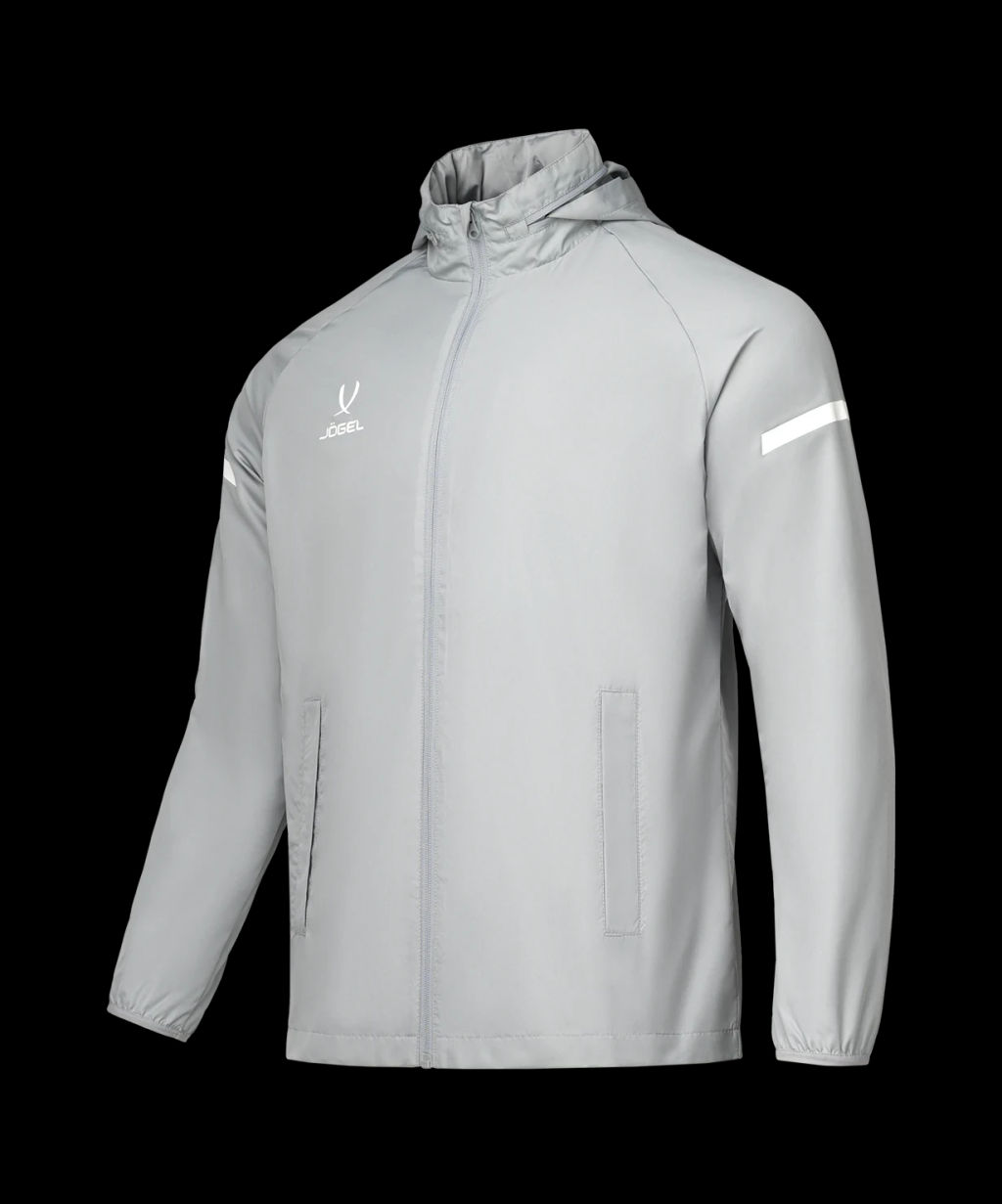 Куртка ветрозащитная JOGEL CAMP 2 Rain Jacket, серый  фото 2