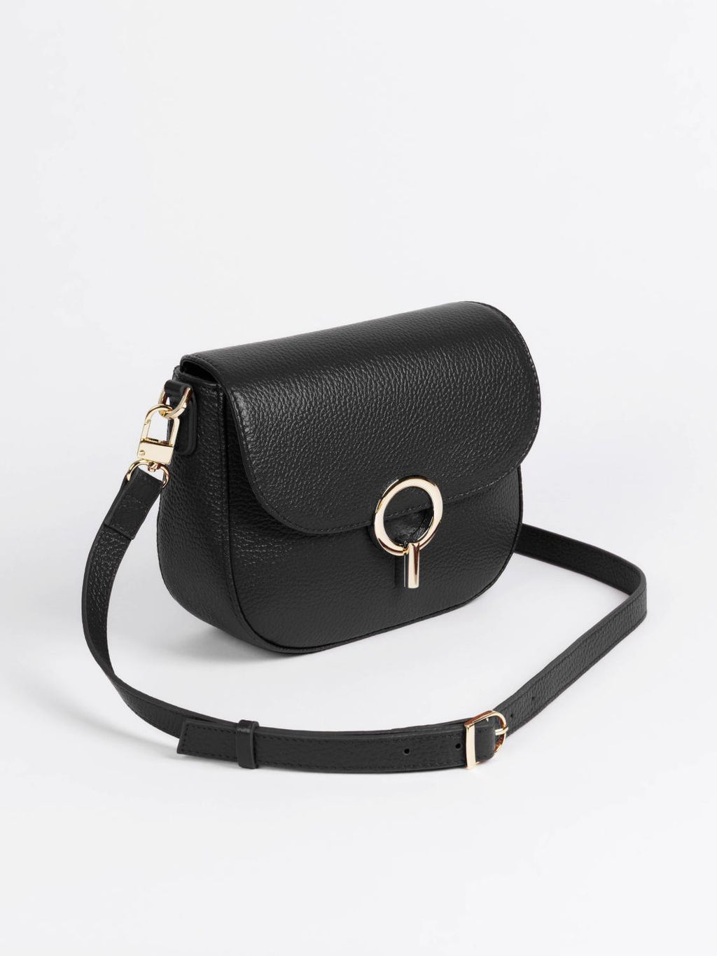 Женская кожаная сумка Richet 3292LG 376 Черный