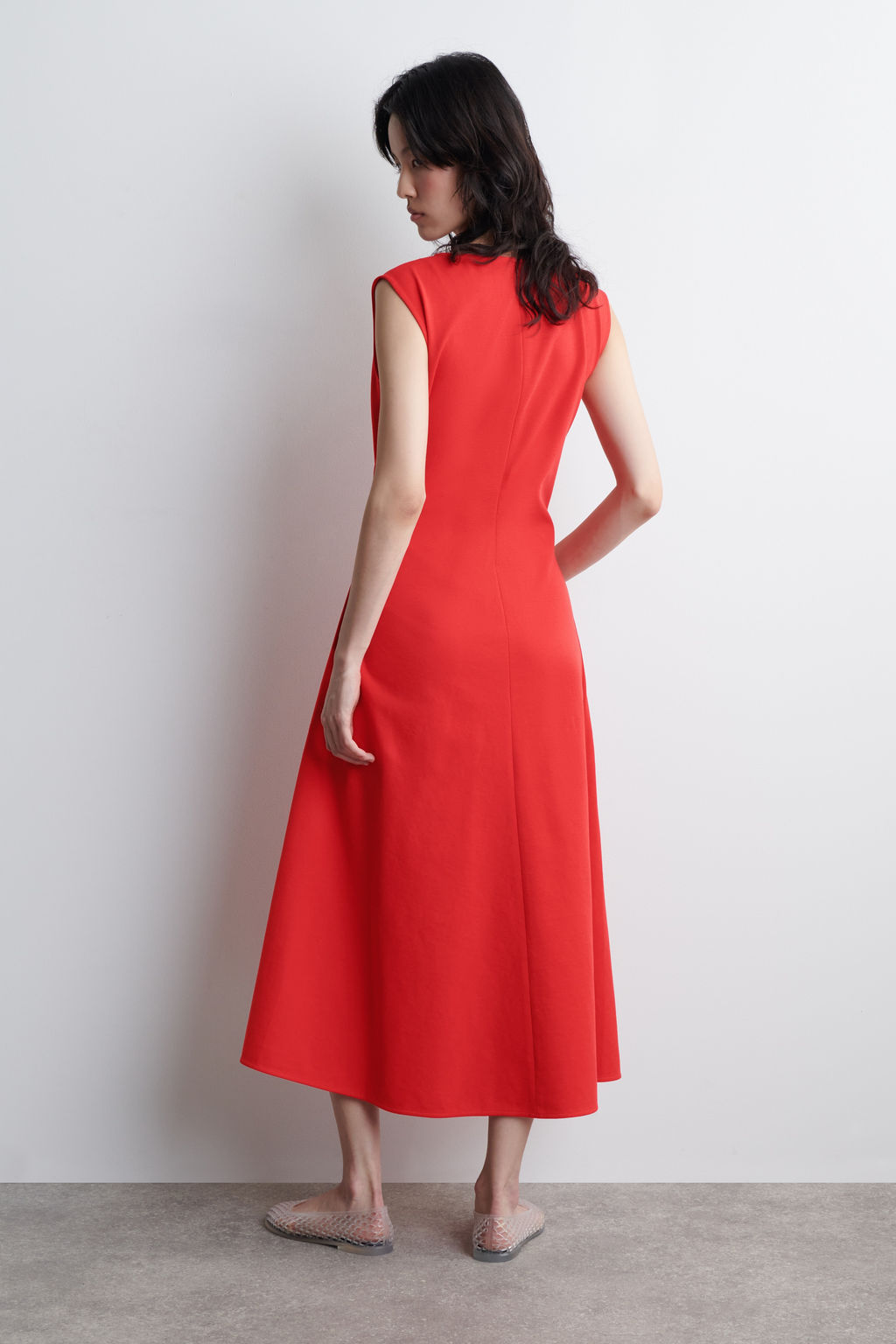 VESTIDO MIDI CON DETALLE DE NUDO - H&m фото 6